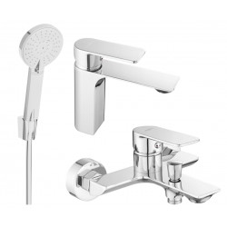 Mexen Alexa R40 bathtub set, Chrome - 71203R40-00