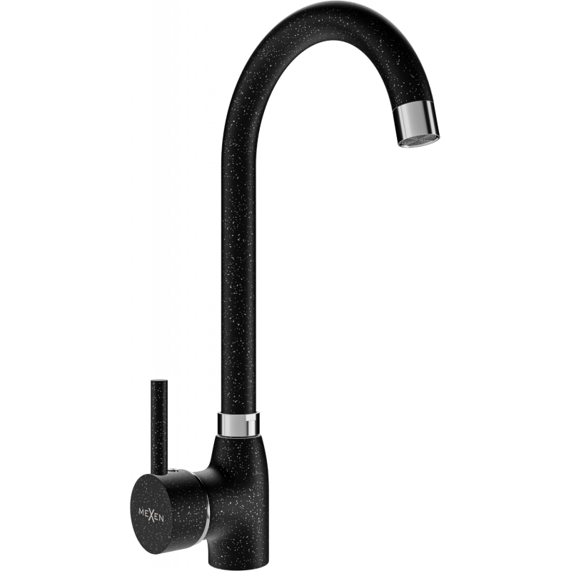 Mexen Telma kitchen mixer tap, Spotted black - 670200-76