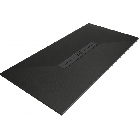 Mexen Toro Rectangular Shower Tray SMC 150 x 80 cm, Black, Black Cover - 43708015-B