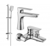 Mexen Axel DB62 bathtub set, Chrome - 73803DB62-00