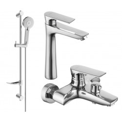 Mexen Axel DF40 bathtub set, Chrome - 73813DF40-00
