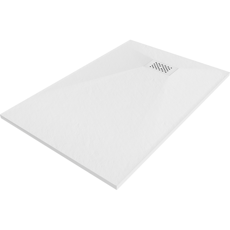 Mexen Hugo rectangular shower tray SMC 100 x 80 cm, white, white cover - 42108010-W
