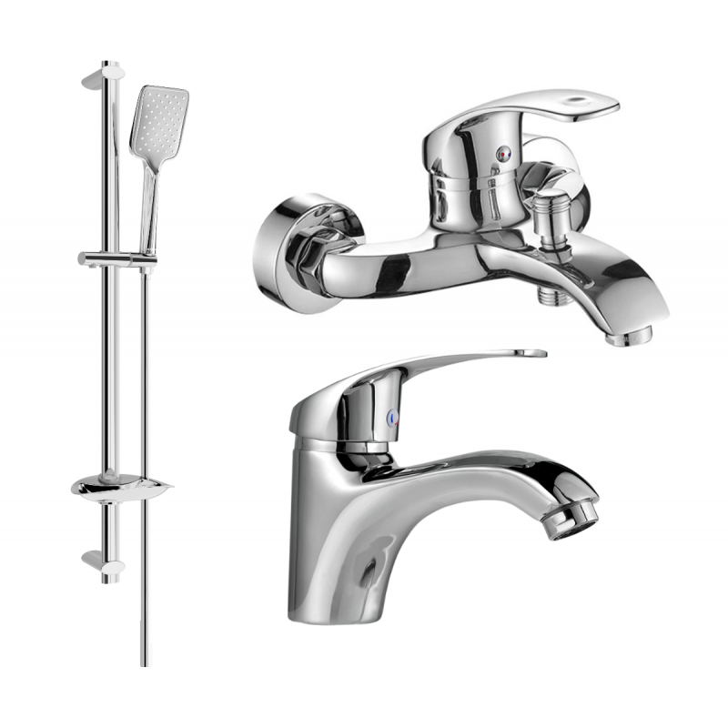 Mexen Fabia DB62 bathtub set, Chrome - 746503DB62-00