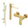 Mexen Zero DF70 shower set, Gold - 71114DF70-50