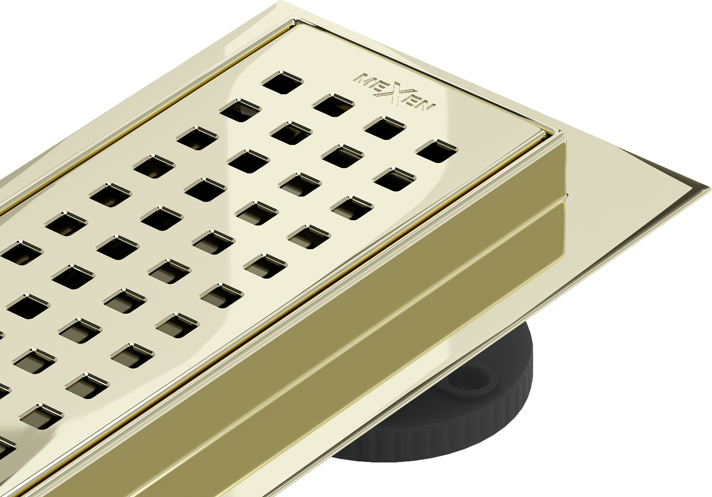 Mexen Flat M08 linear drain 50 cm, Gold - 1525050-15