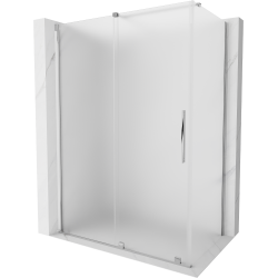 Mexen Velar sliding shower cabin 160 x 80 cm, frost, chrome - 871-160-080-31-01