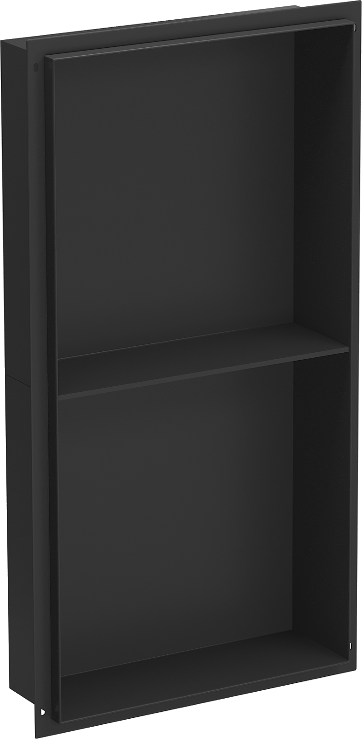 Mexen X-Wall-NR recessed shelf with a flange and shelf 60 x 30 cm, Black - 1971603010S